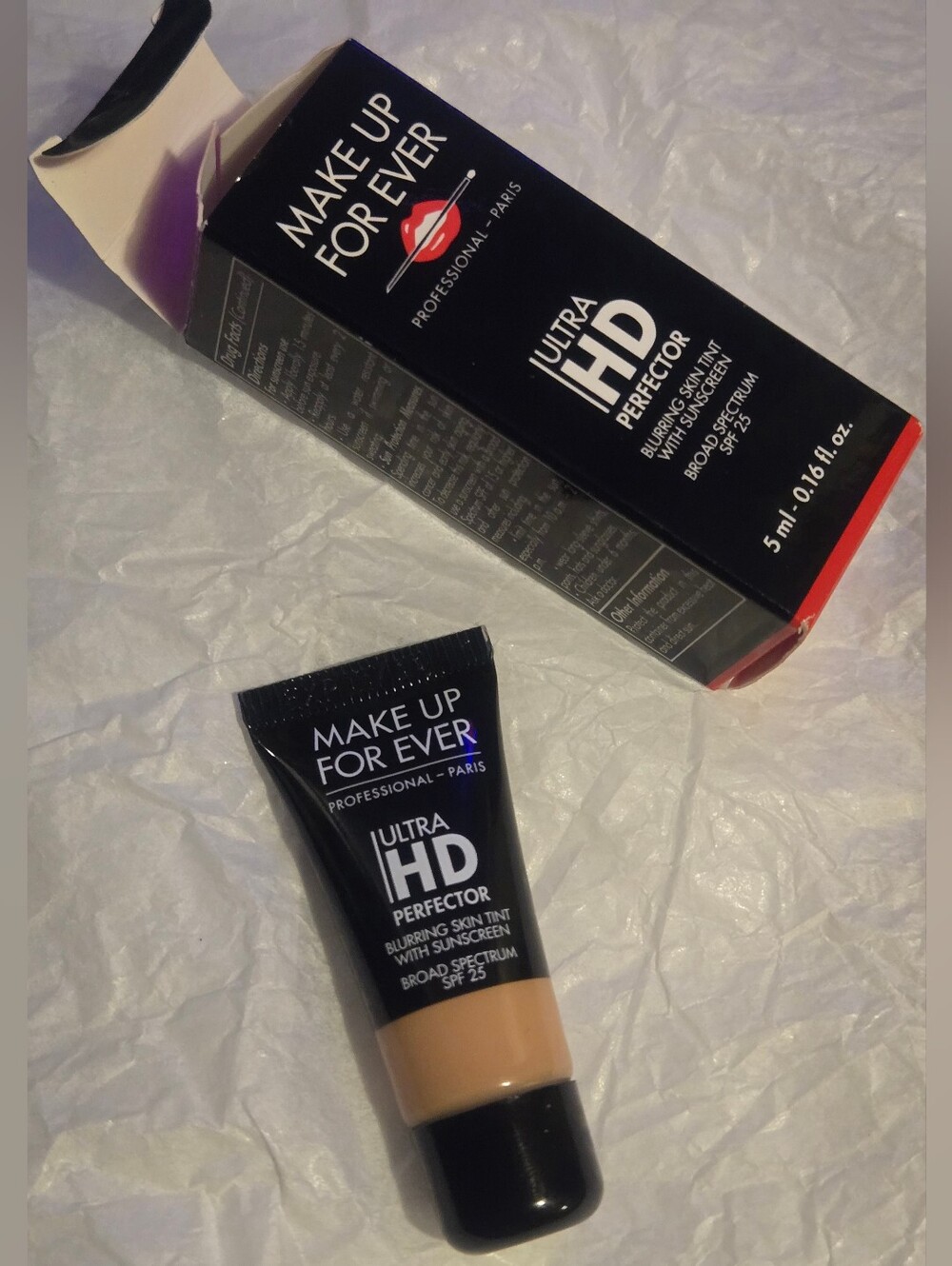 NIB Make Up For Ever Ultra HD Perfector Blurring Skin Tint Shade 06 Mini - 5 ml